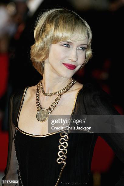 Actress Vera Farmiga attends the premiere of the movie "The Departed" on the third day of Rome Film Festival on October 15, 2006 in Rome, Italy.