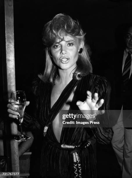 Britt Ekland circa 1981 in New York City.