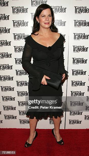 Actress Marcia Gay Harden attends the Conde Nast Traveler 19th Annual Reader's Choice Awards at The Museum of Natural History October 16, 2006 in New...