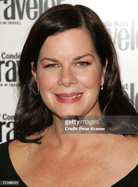 Actress Marcia Gay Harden attends the Conde Nast Traveler 19th Annual Reader's Choice Awards at The Museum of Natural History October 16, 2006 in New...