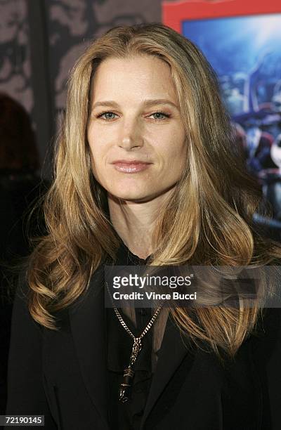 Actress Bridget Fonda attends the premiere of the Walt Disney Pictures' film "The Nightmare Before Christmas 3D" on October 16, 2006 at the El...