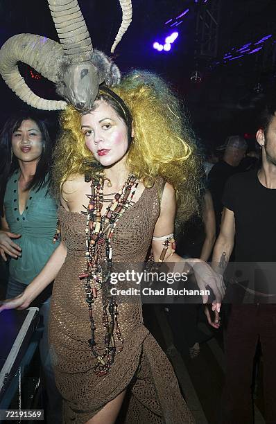 Stage dancer performs at 944 Magazine's 'Don't Tell My Booker' party at the Vanguard on October 16, 2006 in Los Angeles, California.