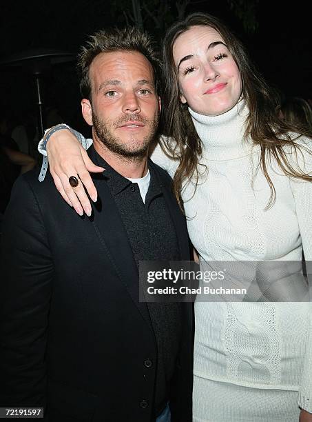 Actor Stephen Dorff and model Ganna Makeeva attends 944 Magazine's 'Don't Tell My Booker' party at the Vanguard on October 16, 2006 in Los Angeles,...