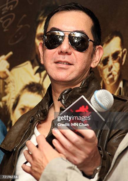 Actor Anthony Wong attends the premiere of his new movie "Exiled" on October 17, 2006 in Hong Kong, China.