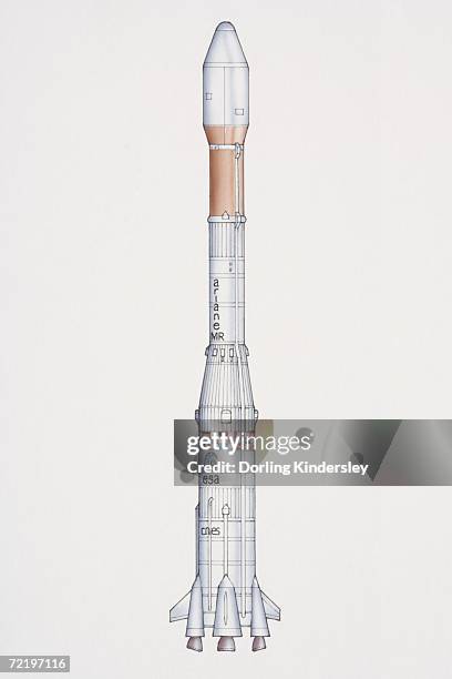 ariane, space rocket. - rocket white background stock illustrations