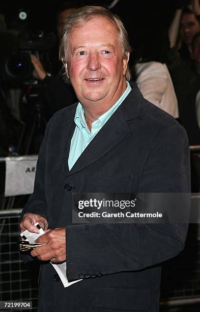 Tim Brooke-Taylor arrives at the VIP West End premiere of Monty Python's Spamalot held at the Palace Theatre on October 17, 2006 in London, England.