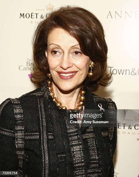 Evelyn Lauder attend The Breast Cancer Foundation Benefit at the new Anne Klein flagship store on October 17, 2006 in New York City.