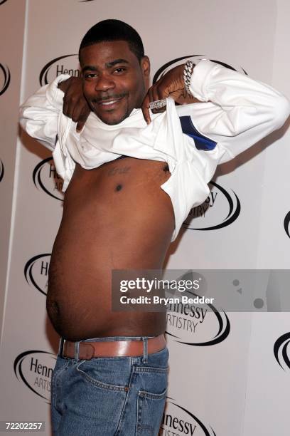 Actor Tracy Morgan arrives at "The Global Art Of Mixing" concert presented by Hennessy Artistry on October 17, 2006 in New York City.