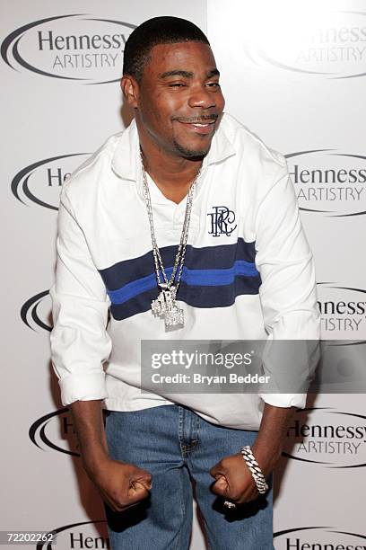 Actor Tracy Morgan arrives at "The Global Art Of Mixing" concert presented by Hennessy Artistry on October 17, 2006 in New York City.