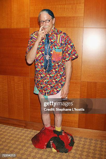 Patch Adams arrives at the An Evening With Patch Adams Fundraiser at the Sofitel Wentworth on October 18, 2006 in Sydney, Australia. The event is to...