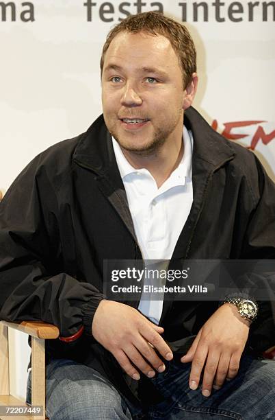 Actor Stephen Graham attends a photocall to promote the movie "This Is England" on the sixth day of Rome Film Festival on October 18, 2006 in Rome,...