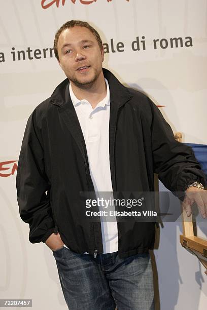 Actor Stephen Graham attends a photocall to promote the movie "This Is England" on the sixth day of Rome Film Festival on October 18, 2006 in Rome,...