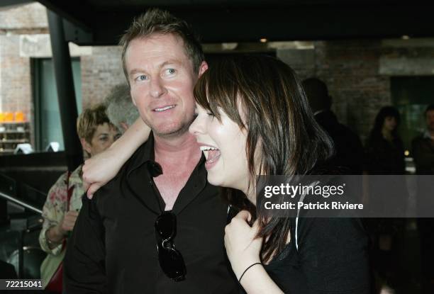 Actors Richard Roxburgh and Emily Barclay attend the 2006 L'Oreal Paris AFI Awards Nominations at the Sydney Theatre on October 19, 2006 in Sydney,...