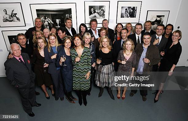 Guests attend a Blake 7 event at the Getty Images Gallery on October 18, 2006 in London, England. Speakers at the dinner were photojournalists Terry...