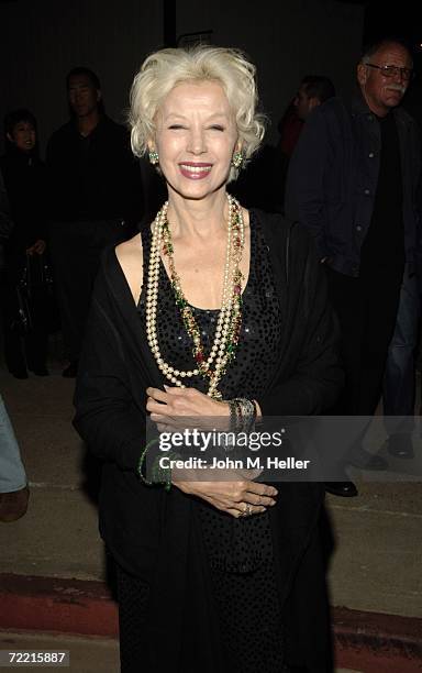 France Nuyen attends the opening night of "Souvenir" at the Brentwood Theatre on the Veterans Administration grounds on October 18, 2006 in West Los...