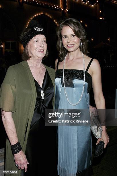 Host Antonia Kidman attends with her mother Janelle the SAD KIDS Dance The Blues Away fundraiser, hosted by Dr Tony Kidman at Luna Park on October...