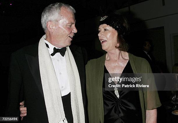 Dr. Antony Kidman, Dr of Clinical Psychology and his wife Janelle attend the SAD KIDS Dance The Blues Away fundraiserat Luna Park on October 19, 2006...