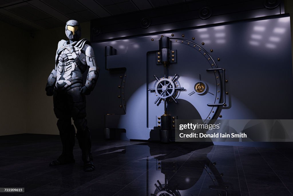 Android guarding vault