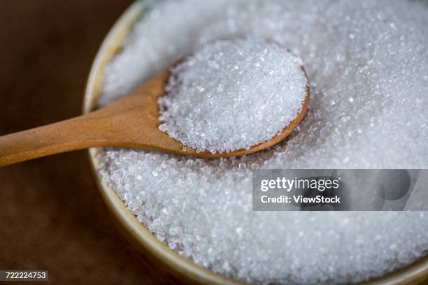 white granulated sugar - mirepoix comida fotografías e imágenes de stock