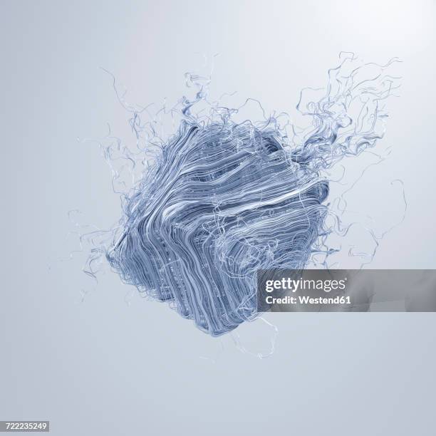 ilustraciones, imágenes clip art, dibujos animados e iconos de stock de abstract dissolving square, 3d rendering - disolver