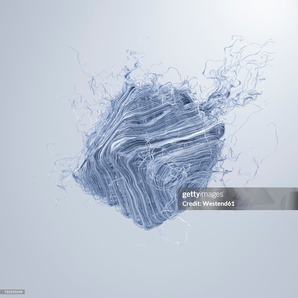 Dissolving Graphics Abstract Dissolving Square 3d Rendering High-Res Vector Graphic - Getty ...