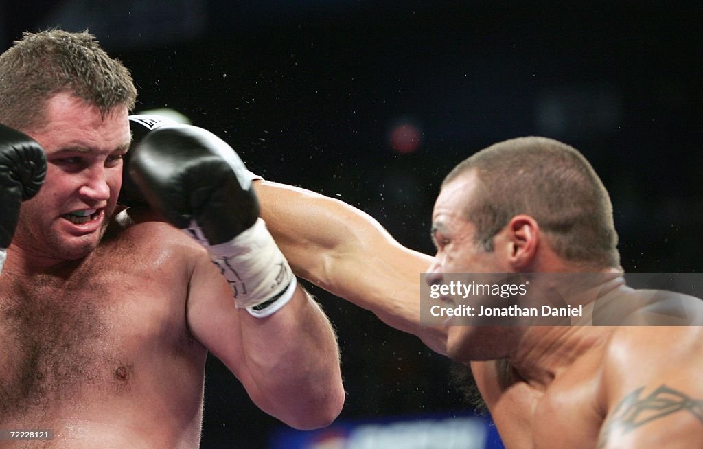 Mike Mollo Mike Mollo lands a right to Kevin McBride during the WBA Fedelatin ...