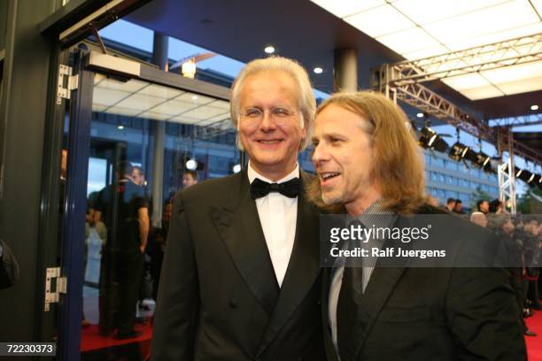 Harald Schmidt and Fred Kogel attends the German Television Awards at the Coloneum on October 20, 2006 in Cologne, Germany.