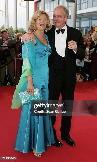 Friedrich von Thun and Gabriele von Thun attend the German Television Awards at the Coloneum October 20, 2006 in Cologne, Germany.