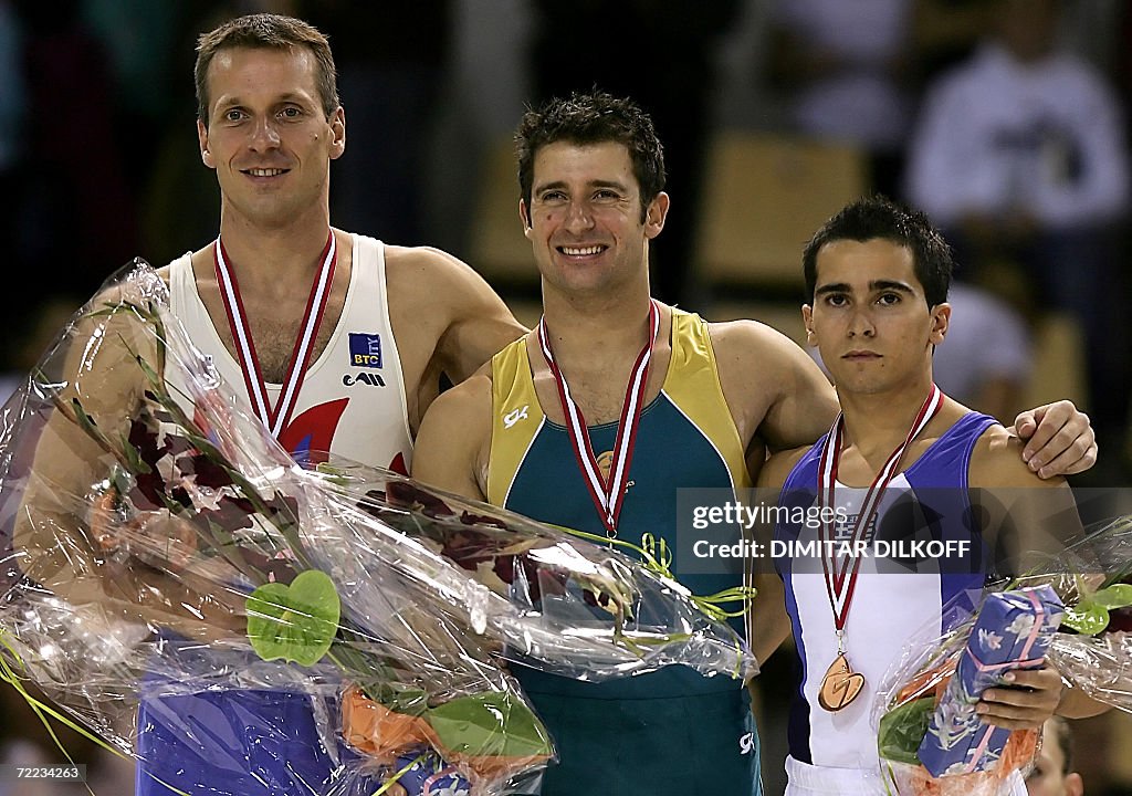 Phillipee Rizzo Gold medalist Philippe Rizzo of Australia, silver medalist Aljaz ...