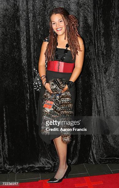 Australian Idol top 30 competitor Lydia Denker arrives at the 2006 Australian International Film Festival Opening Gala screening of 'The Wrong Man'...