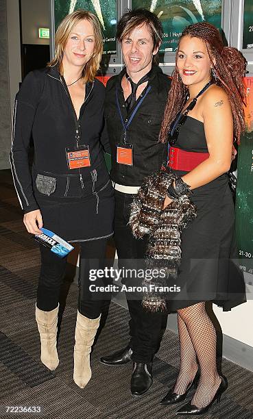 Mim Stekeinberg , Jason Sutcliffe and Lydia Denker arrives at the 2006 Australian International Film Festival Opening Gala screening of 'The Wrong...