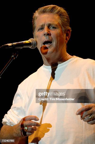 Brian Wilson performs as part of the 20th Annual Bridge School Benefit at Shoreline Amphitheatre on October 22, 2006 in Mountain View California.