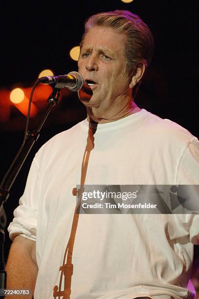 Brian Wilson performs as part of the 20th Annual Bridge School Benefit at Shoreline Amphitheatre on October 22, 2006 in Mountain View California.