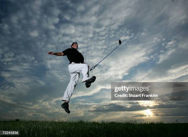 Martin Kaymer of Germany during a photo session after he qualified to play on The European Tour after the final round of The Apulia San Domenico...