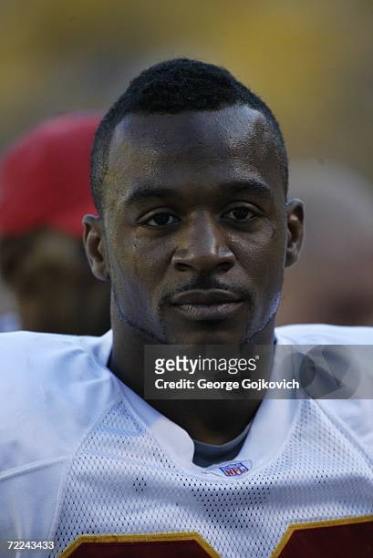 Defensive back Patrick Surtain of the Kansas City Chiefs on the sideline during a game against the Pittsburgh Steelers at Heinz Field on October 15,...