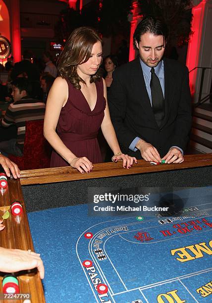 Actress Mary Lynn Rajskub attends the Fox Fall Eco-Casino Party at Boulevard3 on October 23, 2006 in Los Angeles, California.