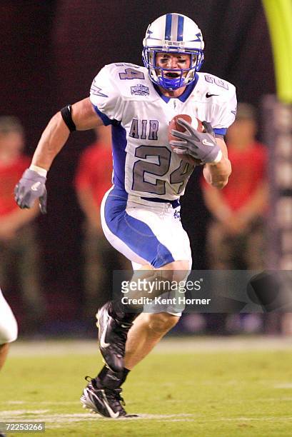 Chad Smith of the Air Force Falcons runs with the ball against the San Diego State Aztecs on October 21, 2006 during their game at Qualcomm Stadium...