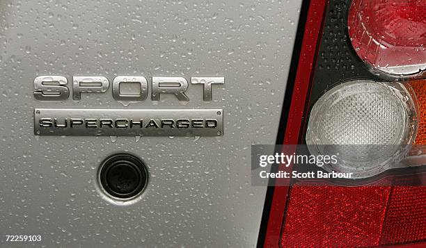 Detail of a large 4x4 vehicle on October 25, 2006 in London, England. Gas-guzzling vehicles are being targeted by local authorities to face higher...