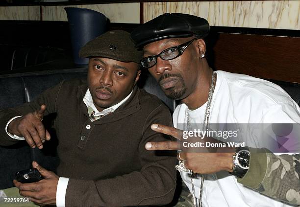 Comedians Donnell Rawlings and Charlie Murphy attend the 6th Annual High Times Stony Awards at B.B. King's on October 20, 2006 on Broadway in New...