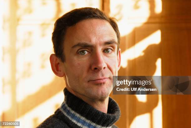 American author Chuck Palaniuk poses while at Book Fair America held in Paris,France on the 1st of October 2006.