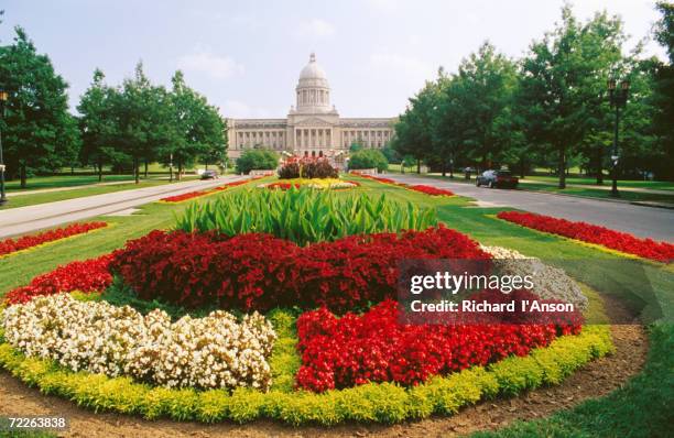 state capitol building, frankfort, united states of america - kentucky stock pictures, royalty-free photos & images