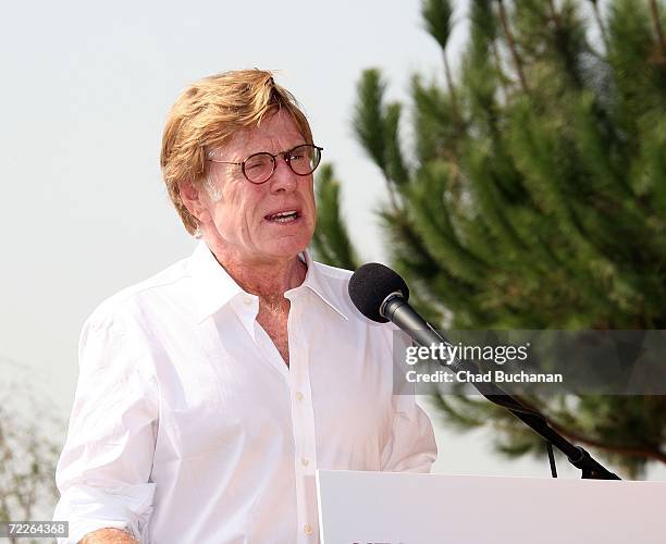 Robert Redford Speaks Out On Public Health And Prop 87 Photos and