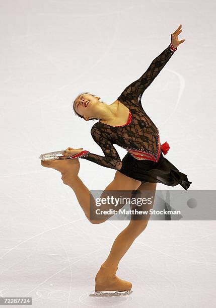 Mai Asada of Japan competes in the short program during Skate America at the Hartford Civic Center October 27, 2006 in Hartford, Connecticut.