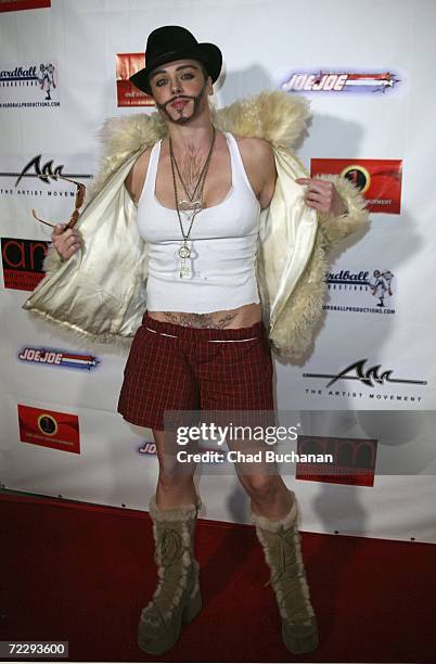 Singer Storm Large attends Dave Navarro's Halloween Lingerie And Costume Ball at The Highlands on October 28, 2006 in Hollywood, California.