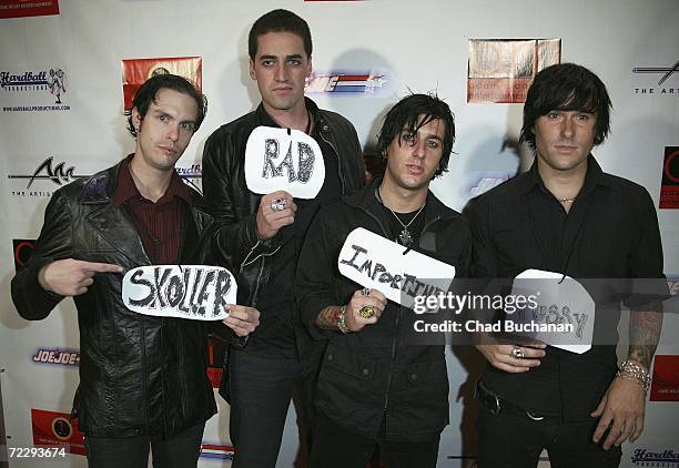 Rock band Daredevil Jane attends Dave Navarro's Halloween Lingerie And Costume Ball at The Highlands on October 28, 2006 in Hollywood, California.