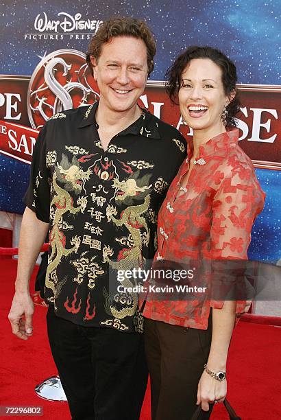 Actor Judge Reinhold and his wife Amy arrive at the premiere of Walt Disney's "The Santa Clause 3: The Escape Clause" at the El Capitan Theater on...