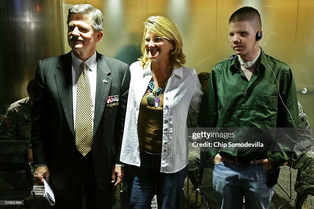 Stacy Nicholson US Secretary of Veterans Affairs James Nicholson, Stacy Fellers and ...