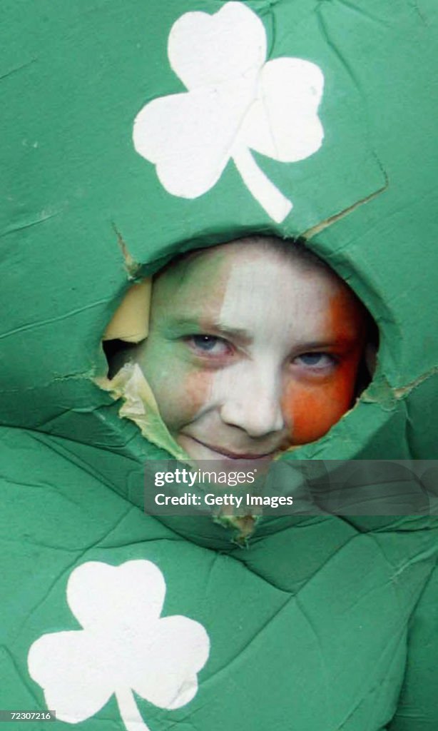 St Patrick's Day Celebrations Take Place In Belfast