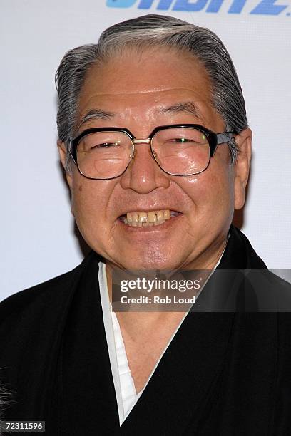 Photographer Eikoh Hosoe, a Visionary Award honoree, arrives at for the 4th Annual Lucie Awards at the American Airlines Theatre October 30, 2006 in...