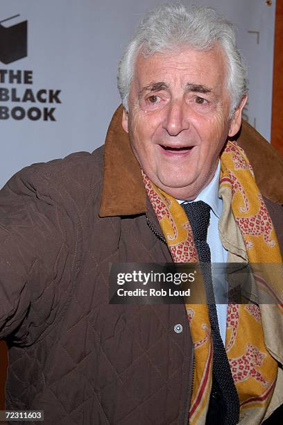 Photographer Harry Benson arrives for 4th Annual Lucie Awards at the American Airlines Theatre October 30, 2006 in New York City.